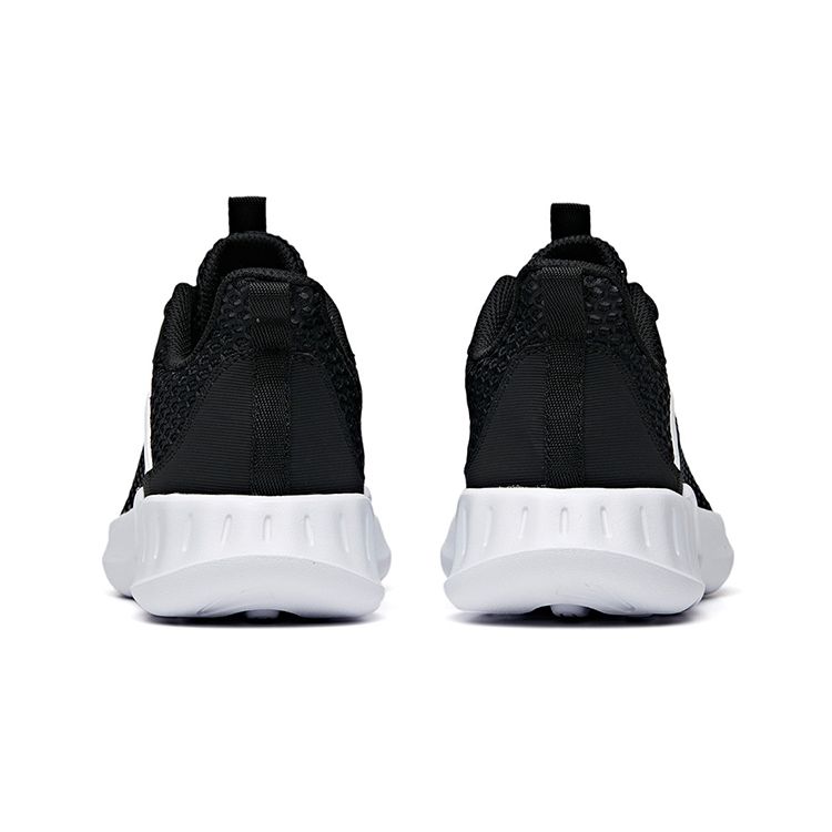 Anta Durable Breathable Low-Top Running Shoes Kids Sneakers Black White A31025522A-1