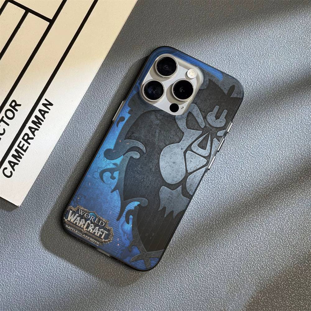 Игра World Of Warcraft Для IPhone 17 16 15 Plus Pro Max 12 14 Plus 11 13 Волна Гофрированная Полоса Чехол для Телефона