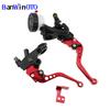 CNC Universal 22mm Motorcycle Front Brake Clutch Master Cylinder Reservoir Set For Honda Suzuki Kawasaki Yamaha