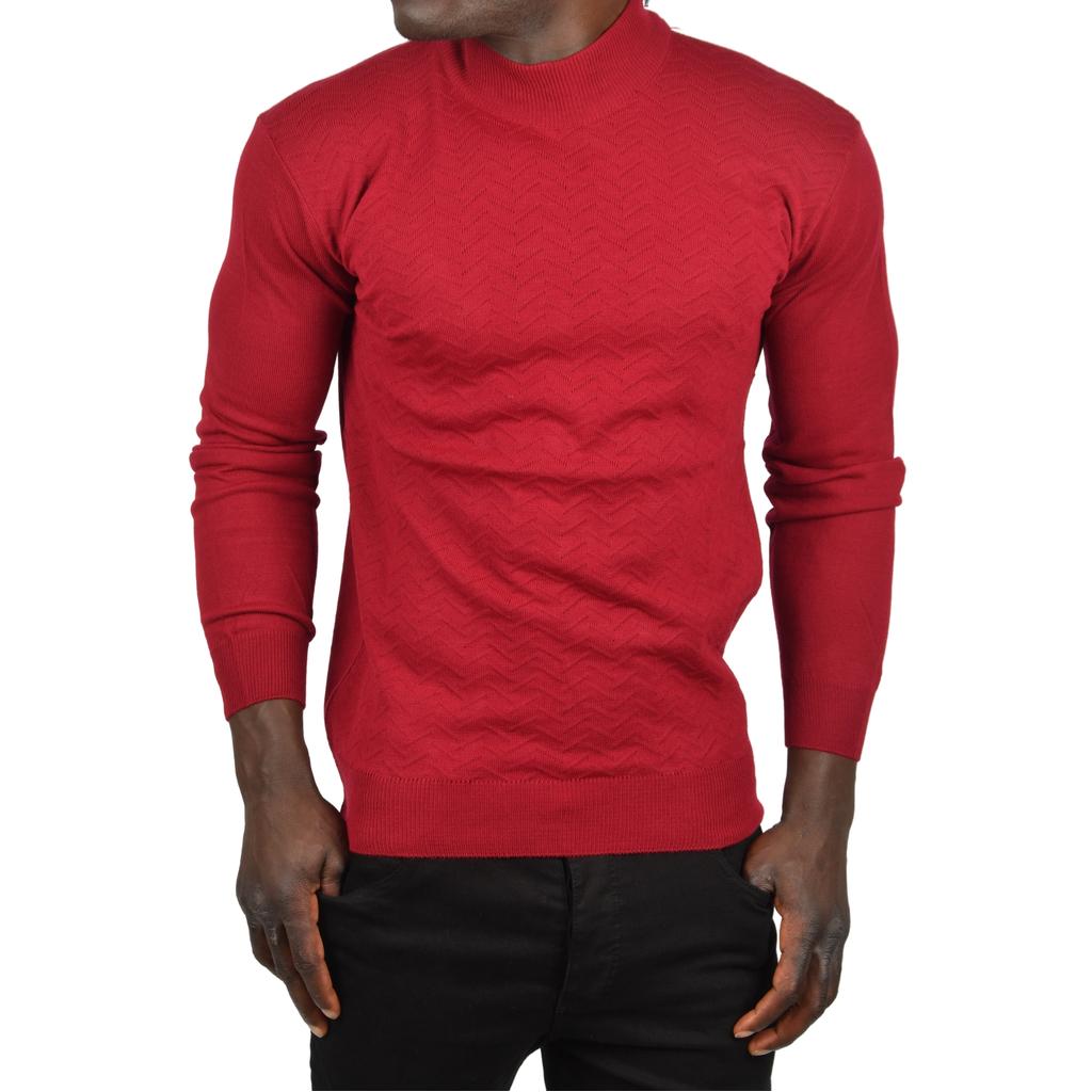 DeepSEA Полуводолазка с зигзагообразным узором и тонким трикотажным воротником 2505496