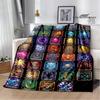Game B-blox fruits printed blanket Picnic blanket Warm blankets Outdoor Blanket Home bed linings blankets for beds Birthday Gift