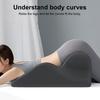 Couples Pillow Wavy Wedge Pillow for Chest Back Relief Memory Foam Butt Cushion
