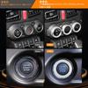 HIMARKLIF Aluminum Alloy Air Conditioning Dial Cover Engine Start Ring Interior Part for New Jimny JB64W and New Jimny Sierra JB74W (2018.07~)