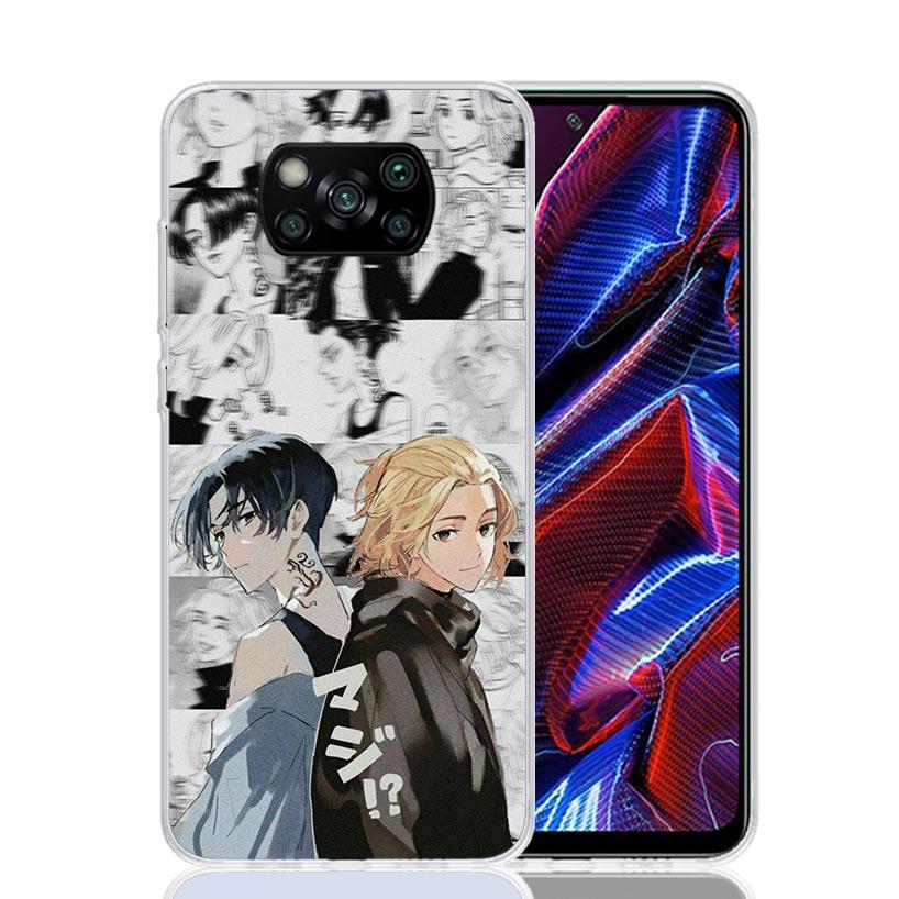 Чехол для телефона Аниме Токио Мстители Для Xiaomi Poco X7 X6 X5 Pro F7 Ultra Redmi 15C 15 13 13C 12 12C 10 10A 10C 9 9A 9C 9T Обложка Po