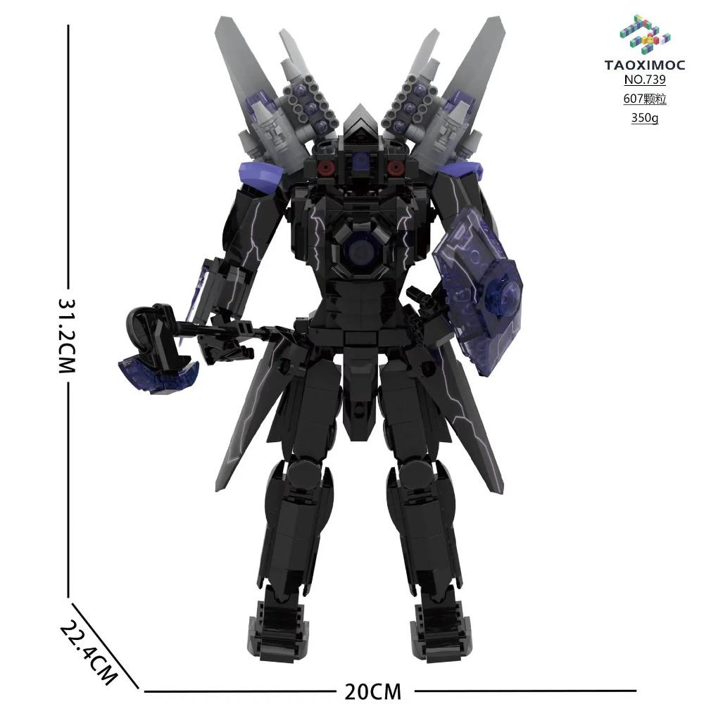 Skibidi Туалет Титан ТВ Человек Спикер Игра Ужасов Боссы Камара Строительный Блок Мультяшная Кукла Модель Дети День Рождения Хэллоуин Подарок