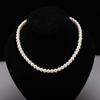 Fashion Strand White Oblate Necklace Pearl Freshwater 7-8mm