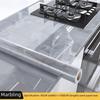 Водостойкая маслостойкая мраморная самоклеящаяся наклейка на стену для кухни, плиты и шкафов
