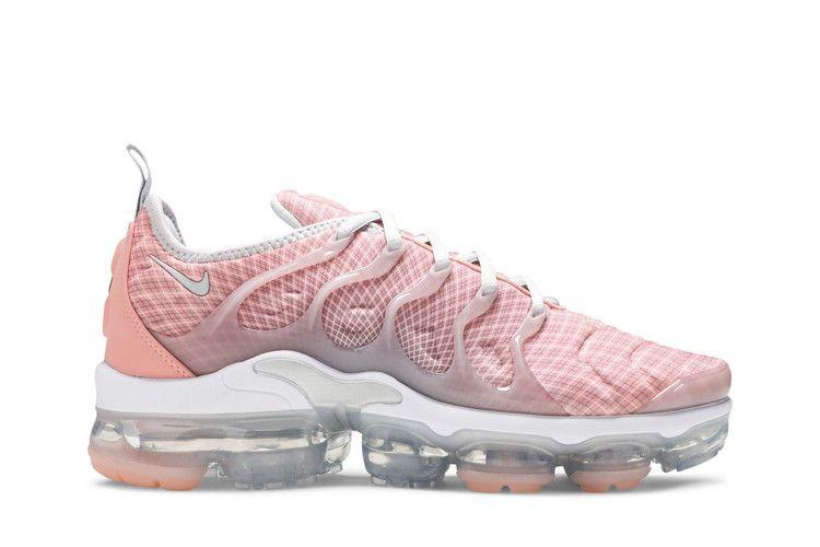 Женские кроссовки Nike Air VaporMax Plus Bleached Coral Pure Platinum (Женский) Отбеленный Коралл/Чистая Платина
