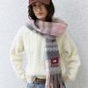 OIOI COLLECTION Bold Check Muffler [PINK]