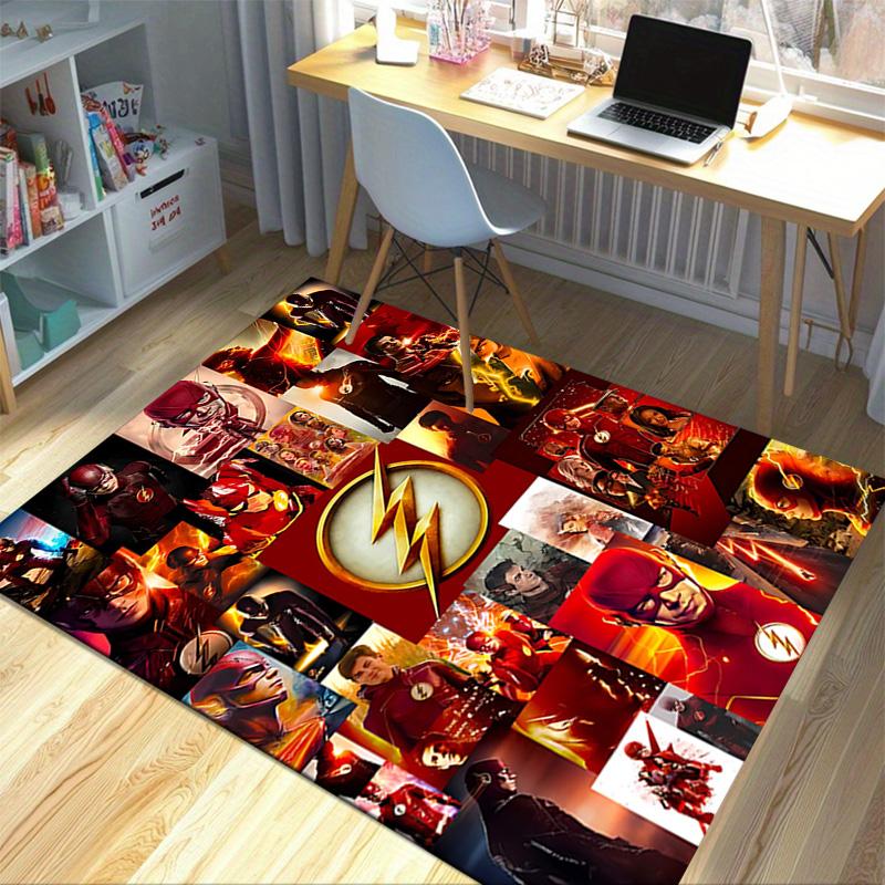 Flash Power Carpet For Playroom Bedroom Living Room Sofa Home Decorkids Game Area Rug Nonslip Floor Mat