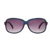 Fastrack (P161Bk2F Ladies Style Full-Rimmed, Blue Color Round Non-Polarized Sunglasses With Black Colored Lens, For Women, Large