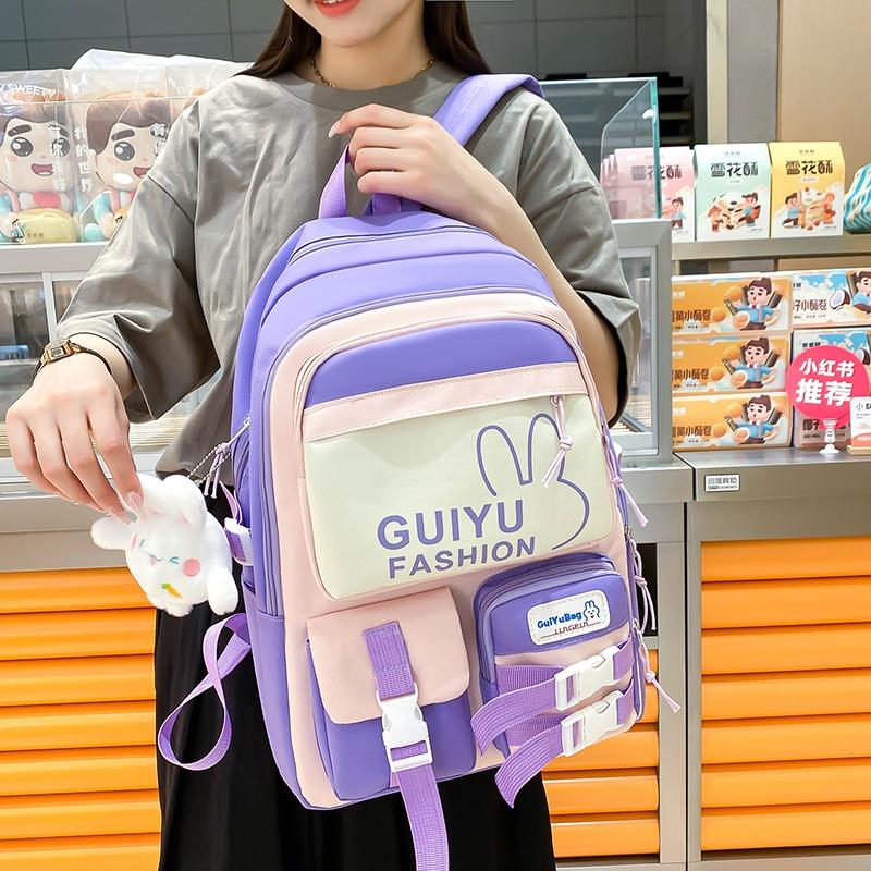 Набор школьных рюкзаков для учениц средней школы, рюкзак большой вместимости AVE