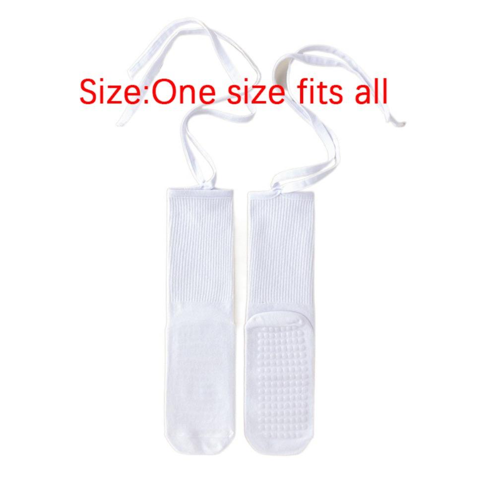 Lace-up Yoga Socks Candy Color Mid-calf Socks New Dance Socks Women