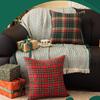 Рождественские клетчатые наволочки Чехол для подушки Кровать Диван Накидка Чехол для подушки Молния