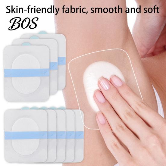 Summer Sweat Pads 2Pcs Underarm for Men Women, Self-Adhesive Armpit Women Perspiration Absorber Cotton Pad, Invisible Disposable Anti-Perspiration