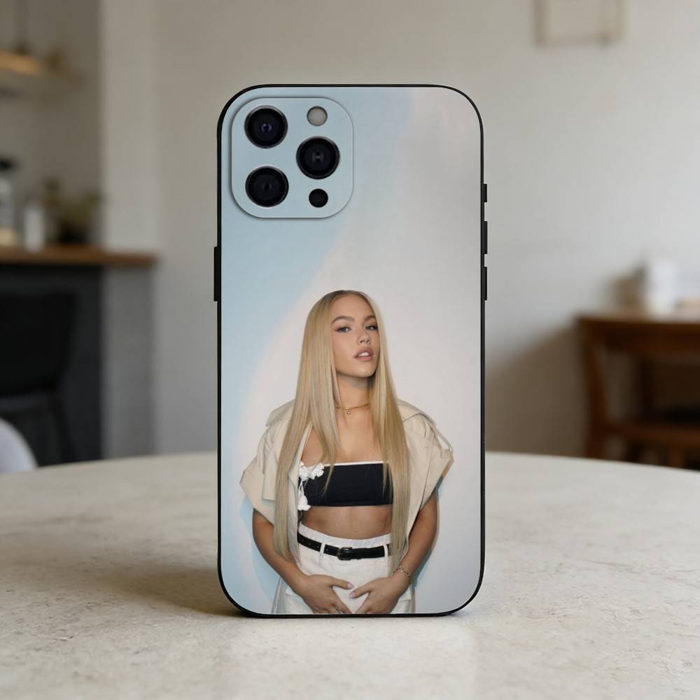 Freya Skye Singer Phone Case Silicone black Soft For IPhone 17,16,15,14,13,12,11,SE,Plus Pro Max
