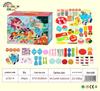 Colorful Clay Train Play-Doh Noodle Maker Toy Set for Kids - Lightweight Clay Tools for Boys and Girls in Kindergarten.