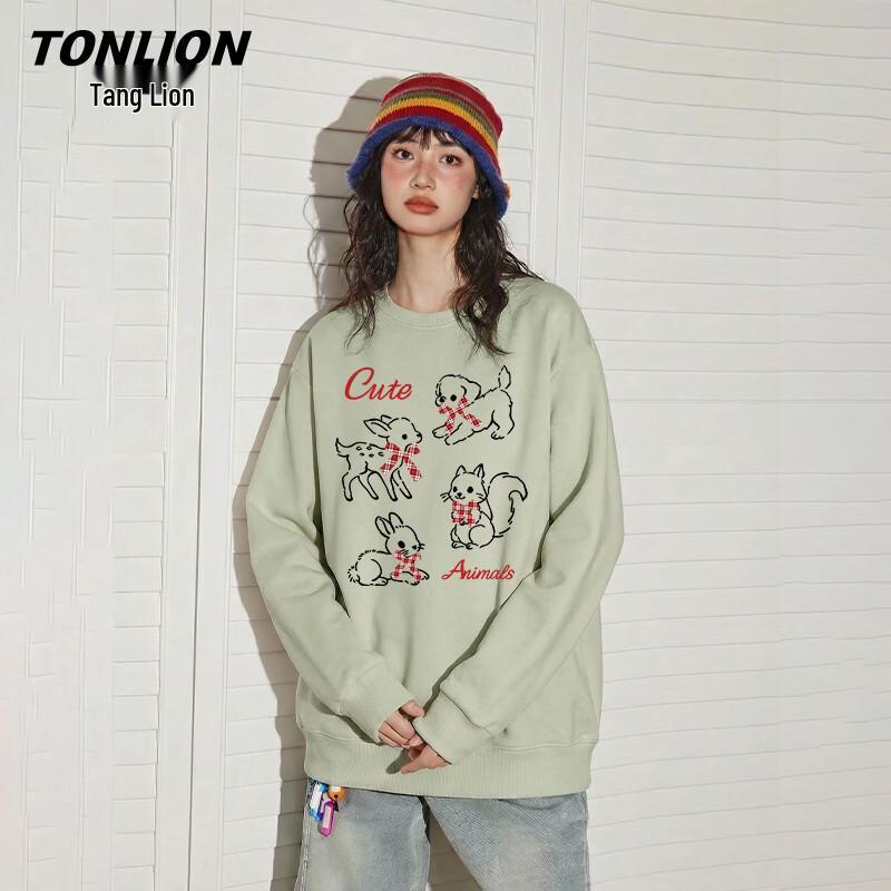 Женская толстовка TonLion с круглым вырезом и длинным рукавом