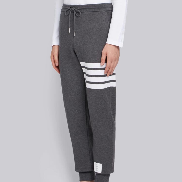 THOM BROWNE 4 Bar Striped Sweatpants MJQ008H00535-025