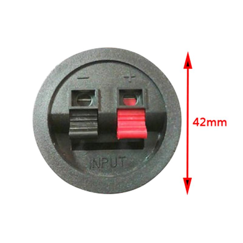 Динамик, квадратная круглая чашка, 2-контактная клеммная колодка аудиоразъема