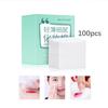 100PCS Long Cashmere Makeup Cotton Cleansing Remover Cotton Women Facial Skin Care Makeup Kit