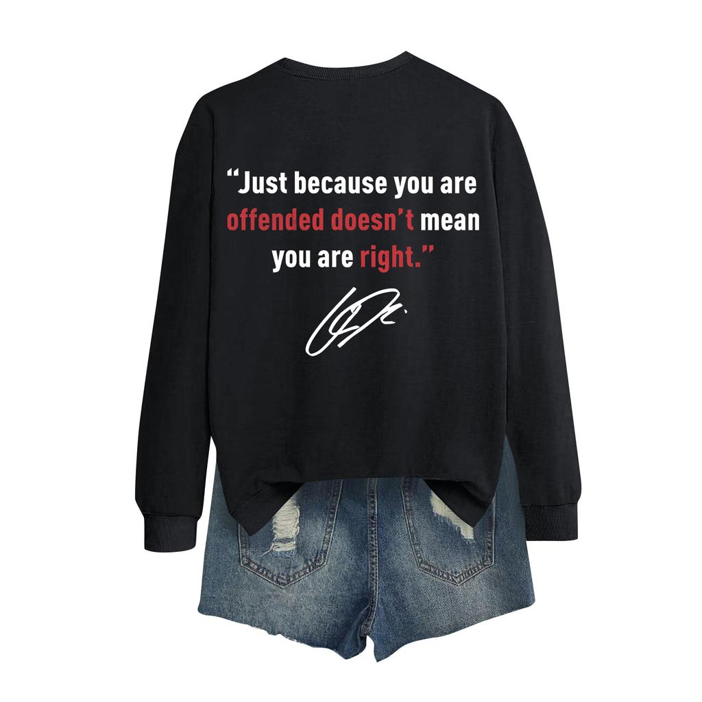 Women's Fashion Casual Long Sleeve Printed Round Neck Sweatshirt Top