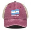 Бейсболка Снэпбэк с Принтом Флага Аргентины, Патриотическая Женская Кепка для Спорта Летнего Кроя в Винтажном Стиле, Регулируемая Солнцезащитная Шляпа