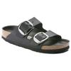Birkenstock Мужские кроссовки Arizona с большой пряжкой из промасленной кожи, узкие, черные 1011075