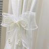 Pearl Bow Design Curtain Bow Tiebacks Easy to Use Curtains Binding Rope  Curtains Accessories