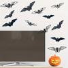Halloween Bat Decorations for Doorways, Hollow Bat Wall Decorations, 3D Non-adhesive Paper Bat Wall Stickers Wall Decoration