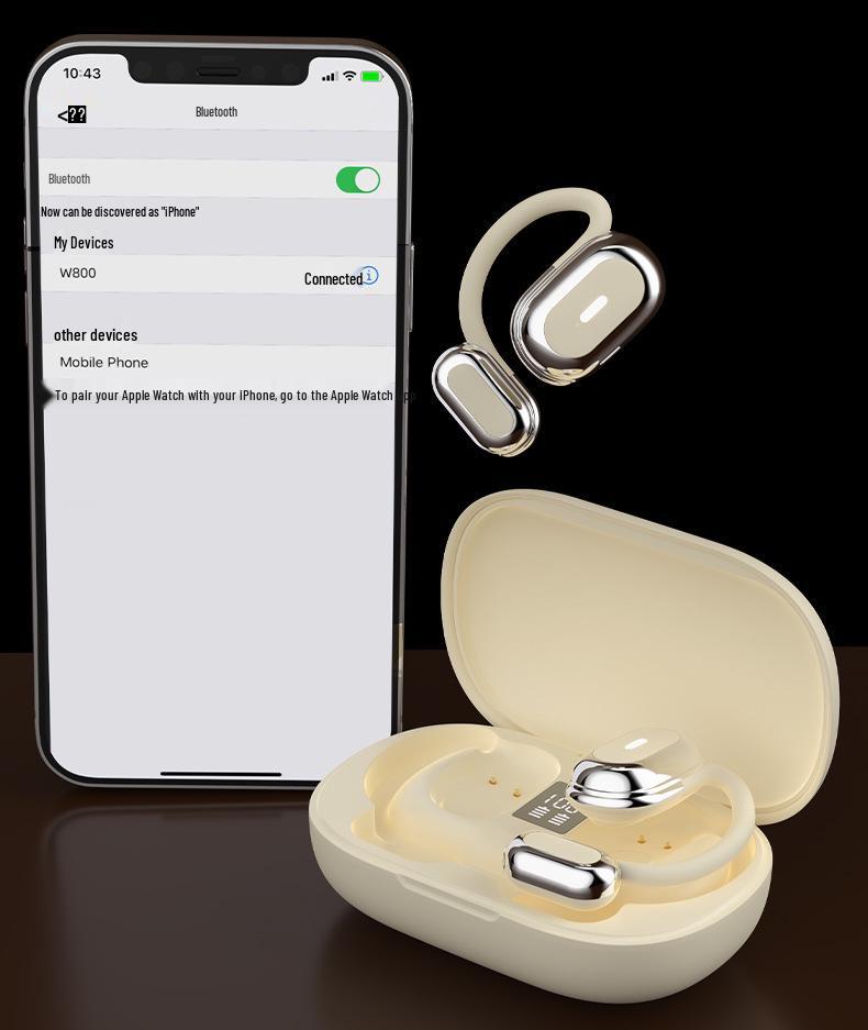 2026 Беспроводные Bluetooth-наушники с костной проводимостью, накладные - Безболезненные, Для длительного ношения, Без повреждения ушей