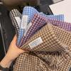 New Korean Style Warm Student Scarf for Women In Winter Versatile Thousand Bird Checkered Wool Scarf and Small Shawl