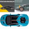 Масштаб 1/24 LP770, спортивная гоночная металлическая модель литого автомобиля, транспортные средства с инерционным механизмом, световыми и звуковыми игрушечными машинками для детей от 3 лет и старше