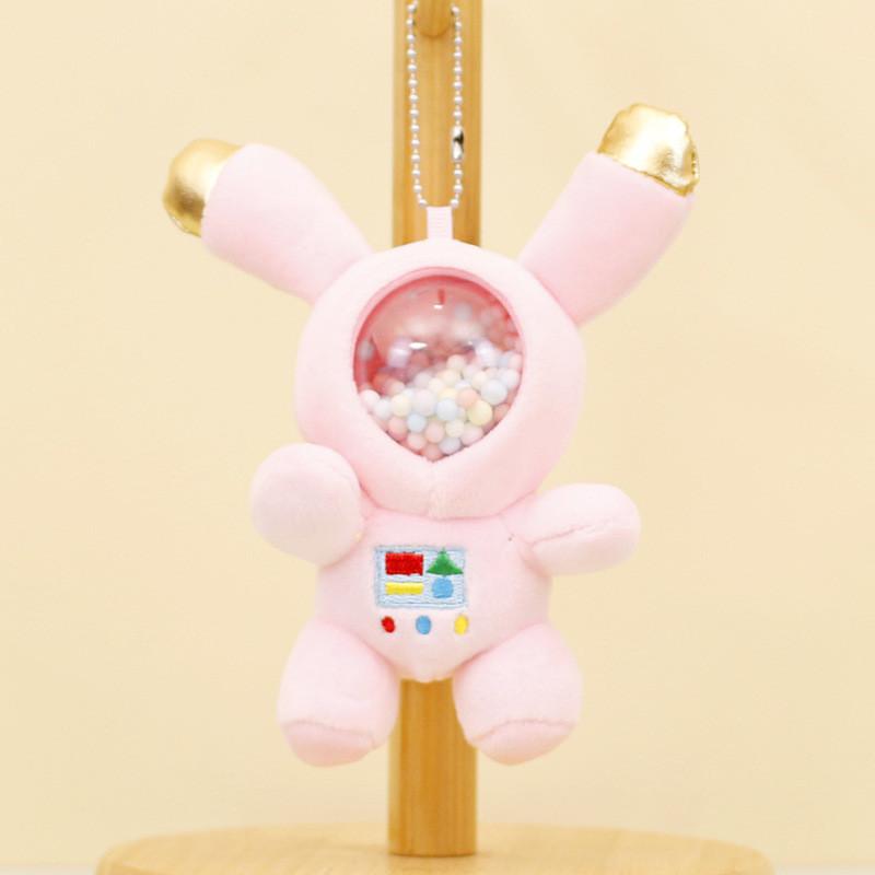 Adorable Astronaut Plush Keychain Cute Space Bunny Doll Creative Bag Charm