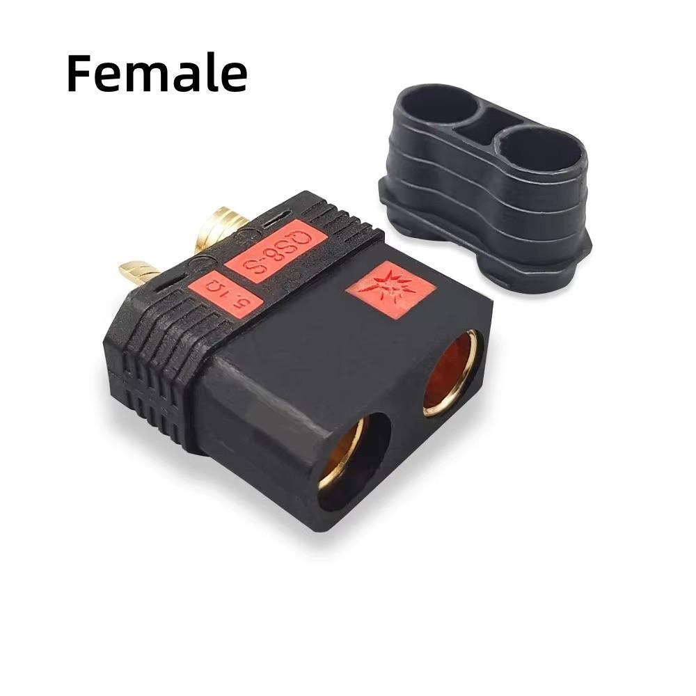 Anti Spark QS8-S Connector Gold Plated RC Accessories New QS8P-S Battery Plug  for RC Model Car