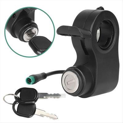 Электрический самокат Замок зажигания для G2 для Max 5-контактный Интегрированный замок переключателя ручки газа с ключом