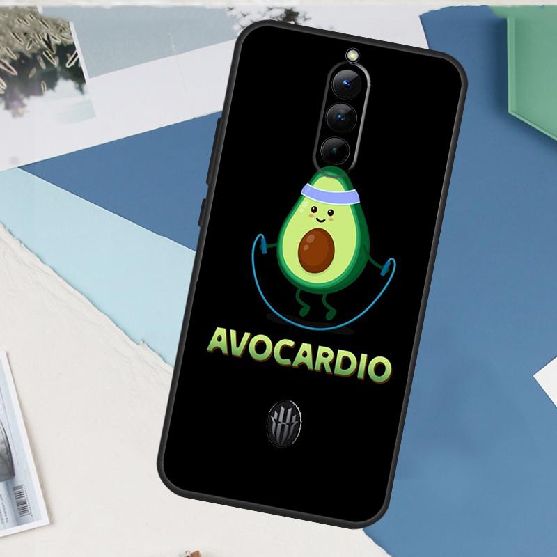 cute cartoon Avocado Fitness Case For ZTE Nubia Red Magic 11 10 9 8 8S 9S 10S Pro Plus 6 7 6S 7S Pro 5G 6R 10 Air Cover