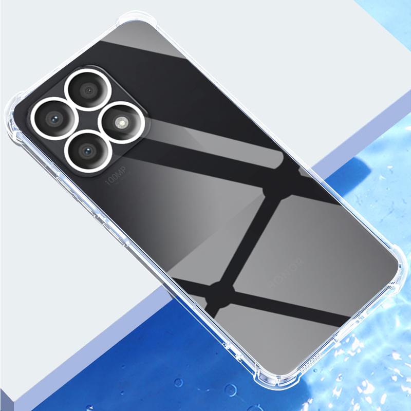 Противоударный прозрачный чехол для Honor X8a CRT-LX1 Мягкие силиконовые прозрачные задние крышки для телефона Honor X 8 A X8 8a Защитная камера