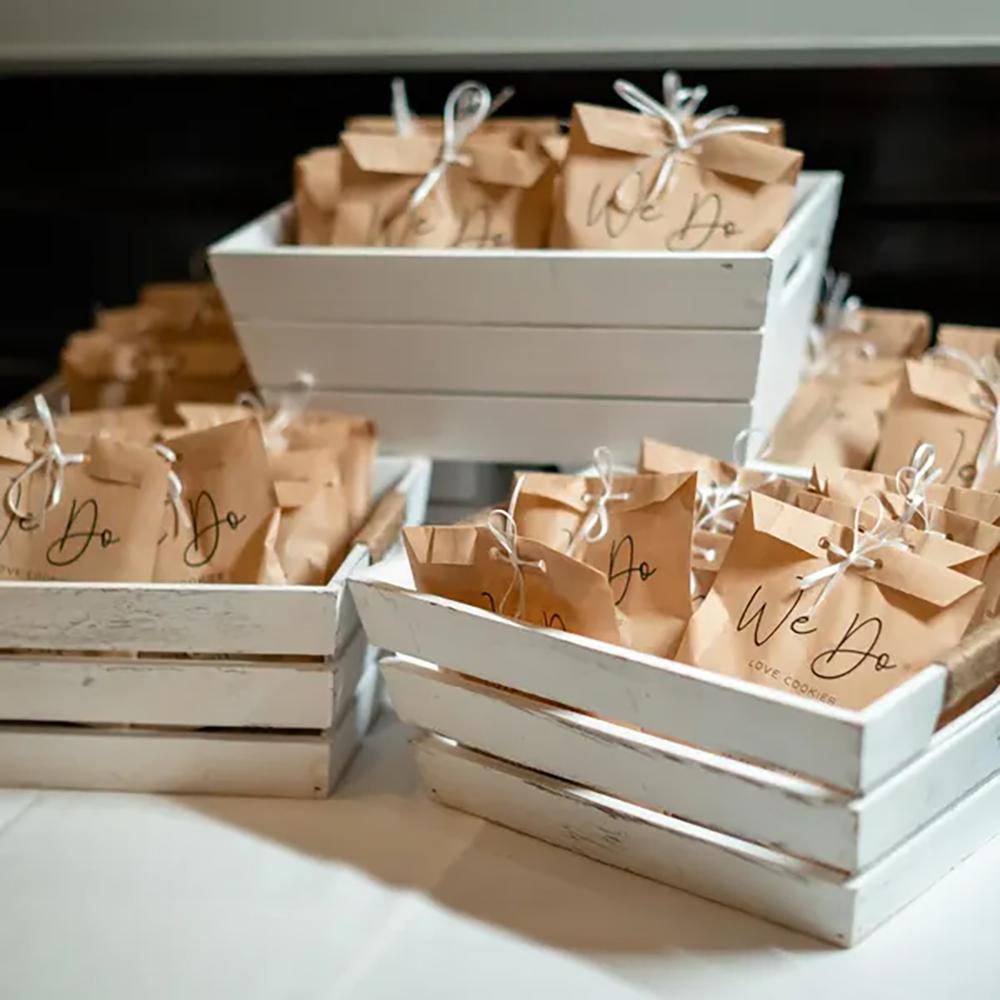 Custom 10pcs We Do Love Cookies Craft Bag Wedding Craft Favor Cookie Bags Engagement Bachelorette Party Bridal Shower Honeymoon
