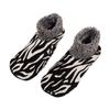 1 Pair Women Leopard Floor Socks Autumn Winter Non-slip Men Women Soft Fluffy Thick