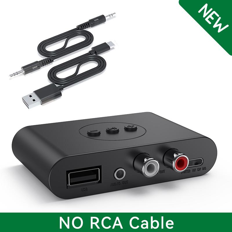 Bluetooth 5.2 Audio Receiver NFC U Disk RCA 3.5mm AUX USB Stereo Music Wireless Adapter With Mic For Car Kit Speaker Amplifier