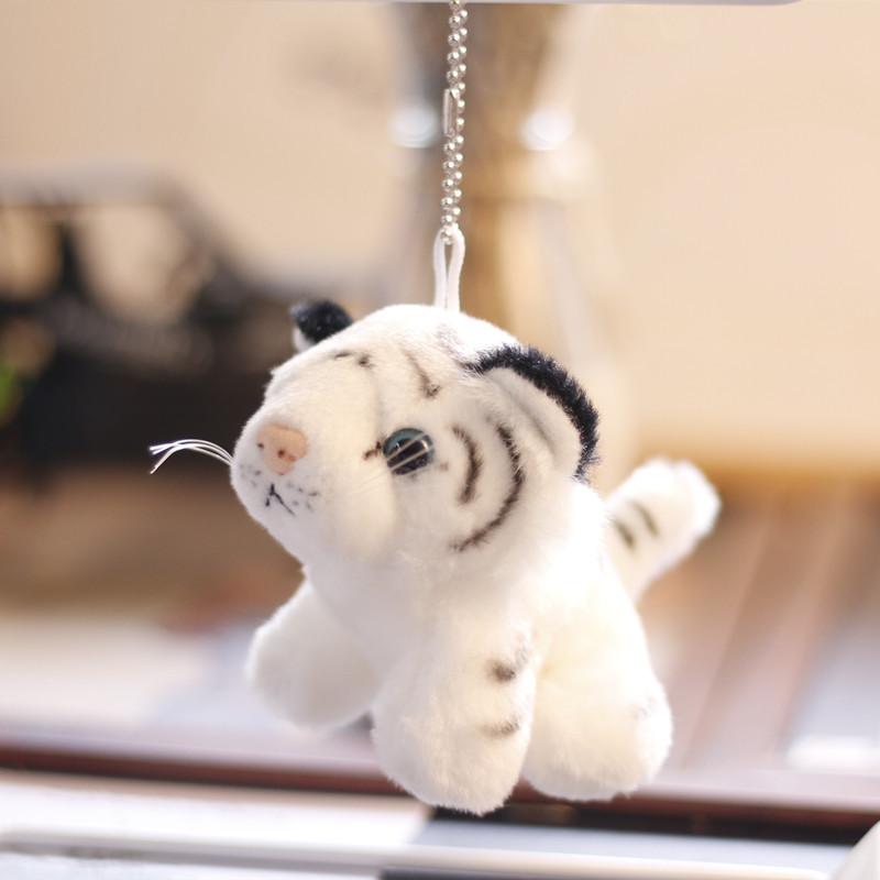 Simulated Little Tiger Doll Pendant Plush Toy Cute Cute Small Mini Siberian Tiger Doll Rag Doll