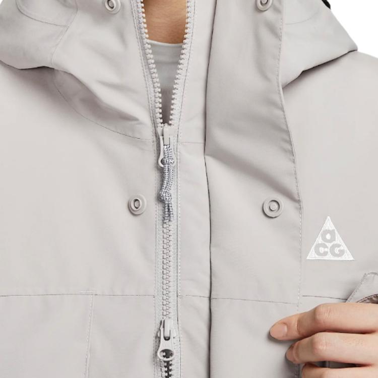 Nike Storm-FIT ACg Series Skull Peak Primaloft Logo Solid Универсальная ветрозащитная водоотталкивающая куртка Женская куртка FV7328-009