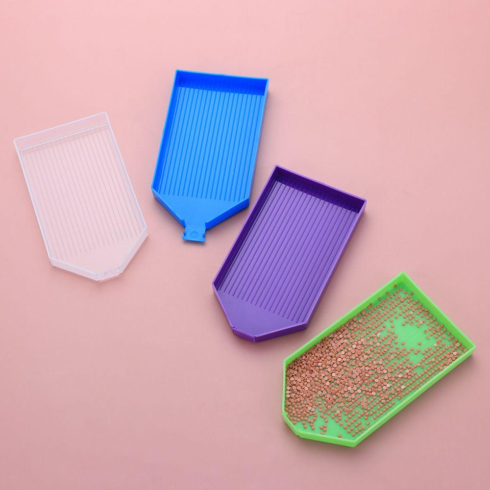 New Embroidery Square Drill Plate Diamond Painting Tool Tray Plate Plastic