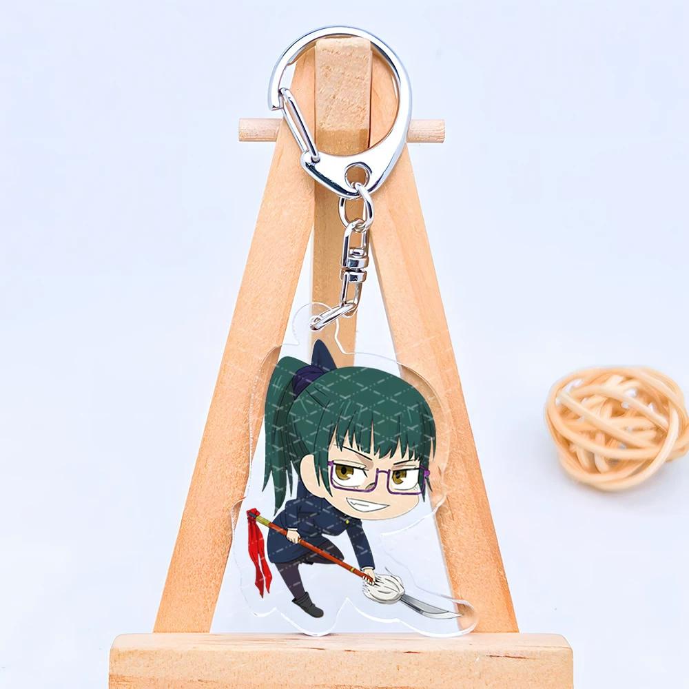 Ключница Jujutsu Kaisen Сукуна Инумаки Махорага Ханами, Купи 2 Получи 1 Бесплатно Подвеска на Сумку Подарок
