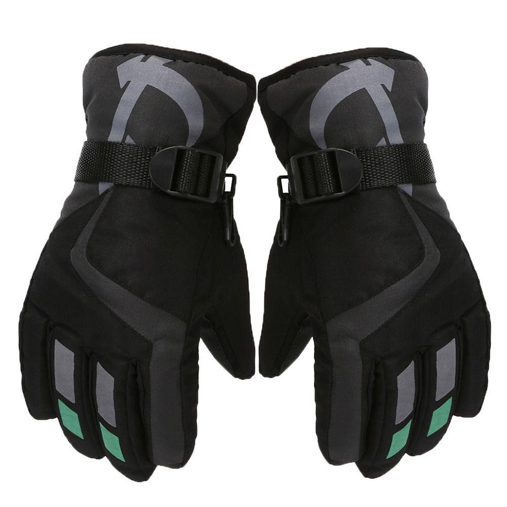 Новые детские зимние теплые перчатки для мальчиков и девочек для катания на лыжах и сноуборде, ветрозащитные, водонепроницаемые, утолщенные, сохраняющие тепло, зимние перчатки