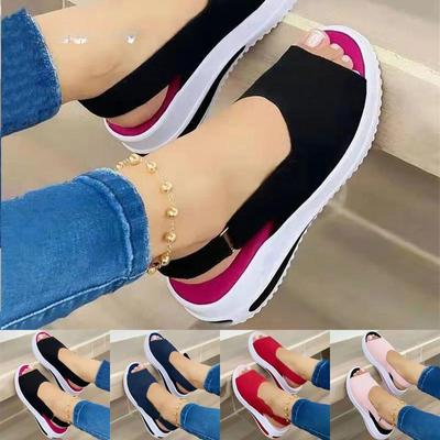 Новые женские сандалии, мягкие женские сандалии, удобные сандалии на плоской подошве, женская пляжная обувь с открытым носком, женская обувь