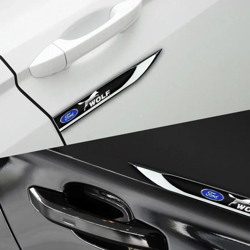 Car Sticker 2026 For Ford 2PCS Side Sports Decals Car Body Decoration Stickers For Ford Focus 2 3 1 Fiesta MK1 MK2 MK3 MK7 Fusio