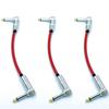 KM Sound CANARE Red GS-6 Patch Cables, L-L Plug, 15cm, Set of 3