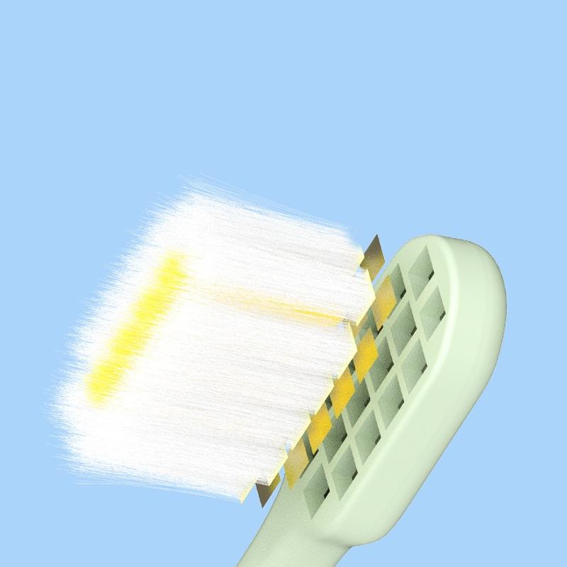 8 шт. зубная щетка с мягкой щетиной, скребок для языка 2 в 1, очиститель, очень мягкий, портативный инструмент для чистки зубов для взрослых, для путешествий